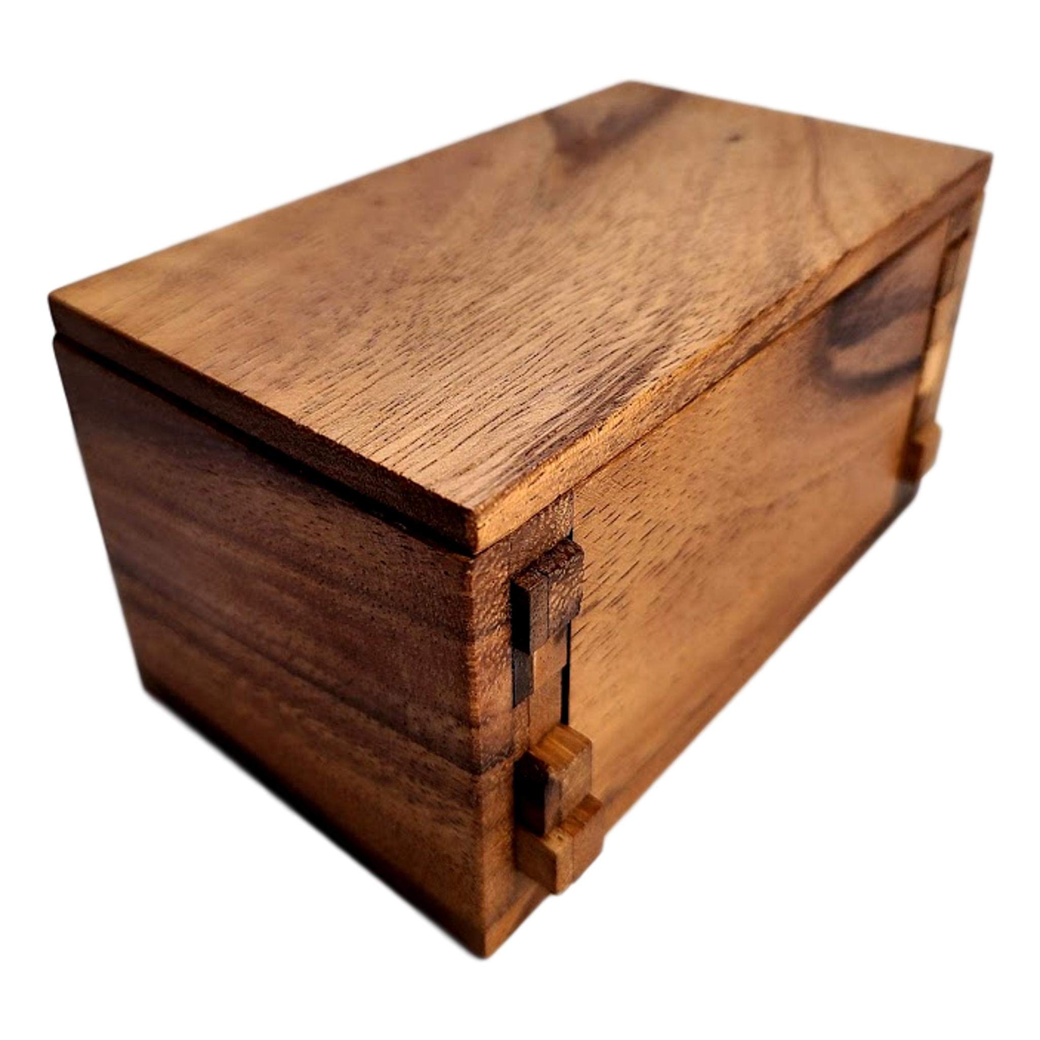 Secret Lock Box Wood Puzzle Box - Secure Gift Card & Money Storage - Perfect for Gifts, Treasure Hunts & Brain Teasers