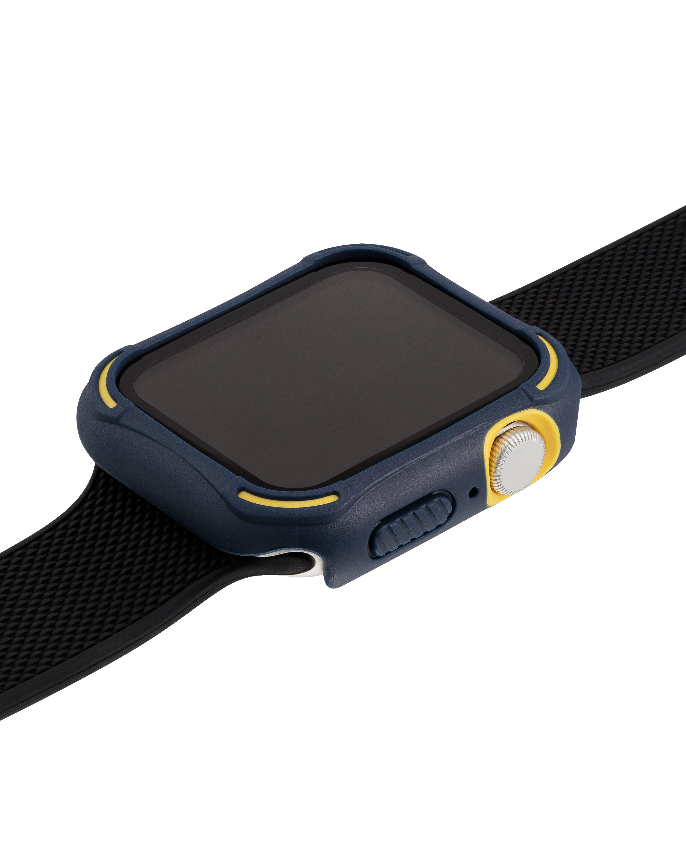 Dual Layer Shockproof Protective Case with Tempered Glass Screen Protector for Apple Watch Series 8/7/6/SE - Perfect for Workouts, Outdoor Activities & Everyday Use
