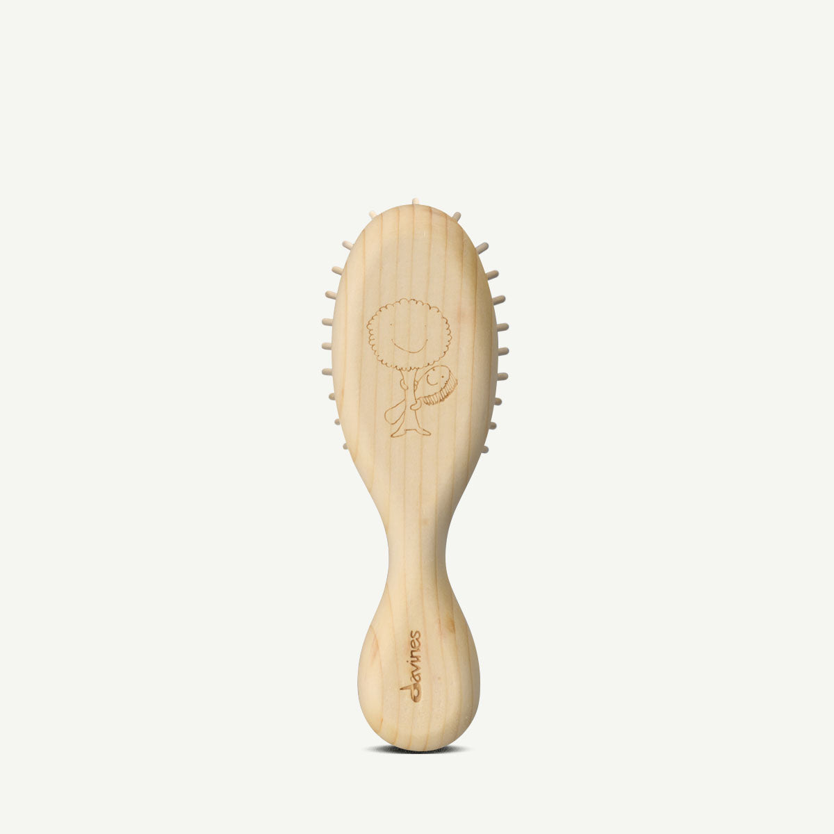 Landkeeper Wooden Brush - Natural Wood Bristle Cleaning Brush for Home, Kitchen, Bathroom & Outdoor Use - Eco-Friendly Scrub Brush for Dishes, Vegetables, Grills & More