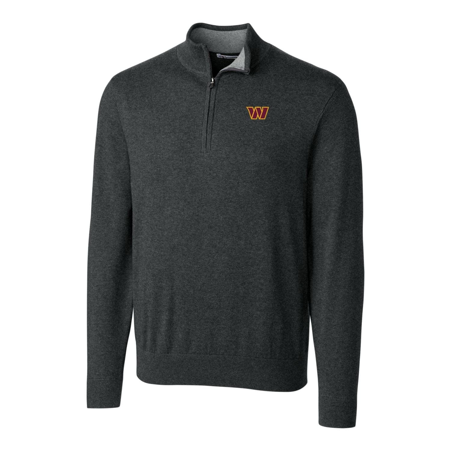 Cutter & Buck Men's NFL Big & Tall Lakemont Quarter-Zip Pullover Sweater - Comfortable & Stylish Football Fan Gear for Game Day & Outdoor Activities