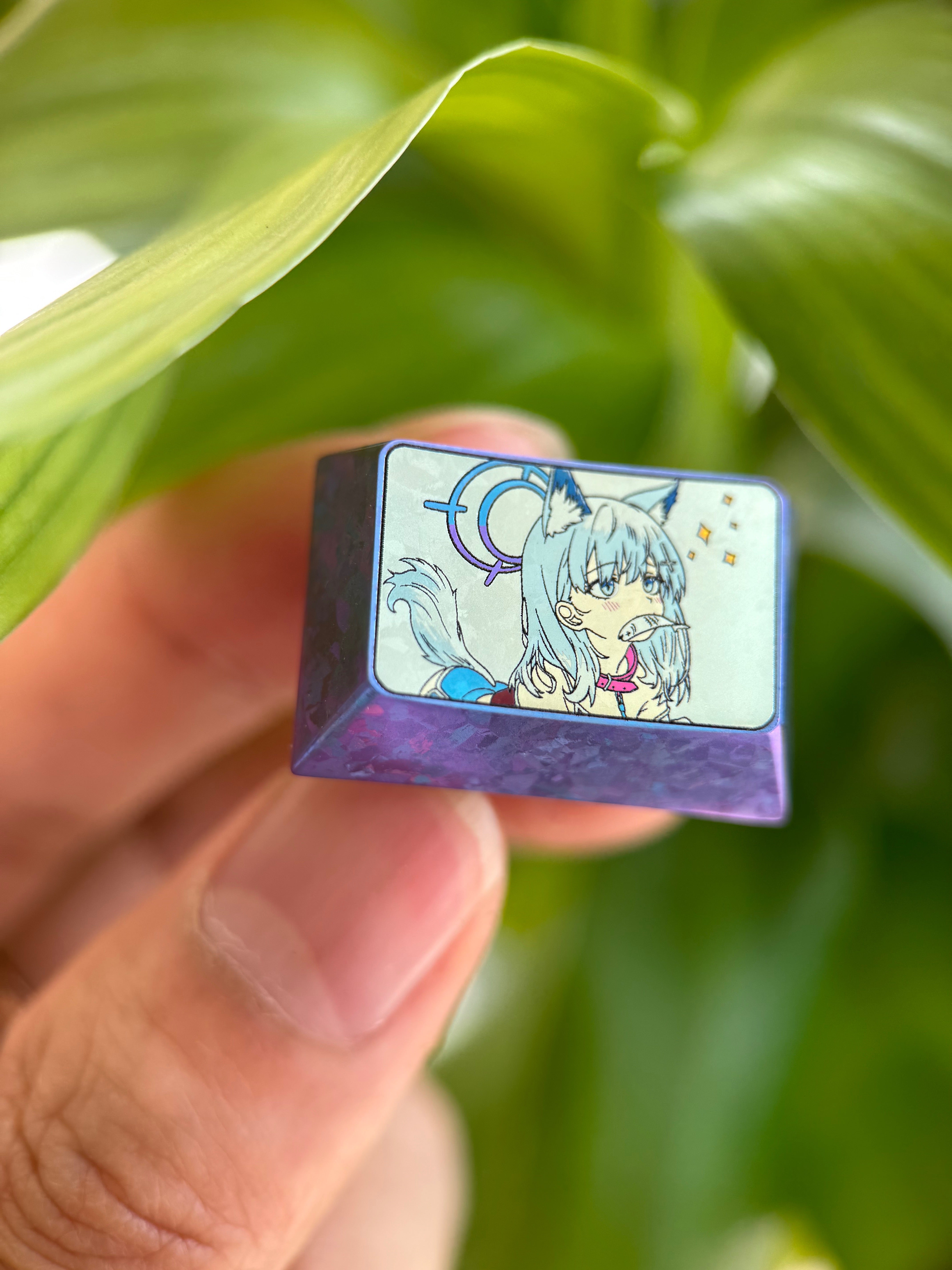 Custom 1.5U Titanium Alloy Keycaps - Personalized Metal Keycaps for Mechanical Keyboard (Gaming, Typing, Office Work)