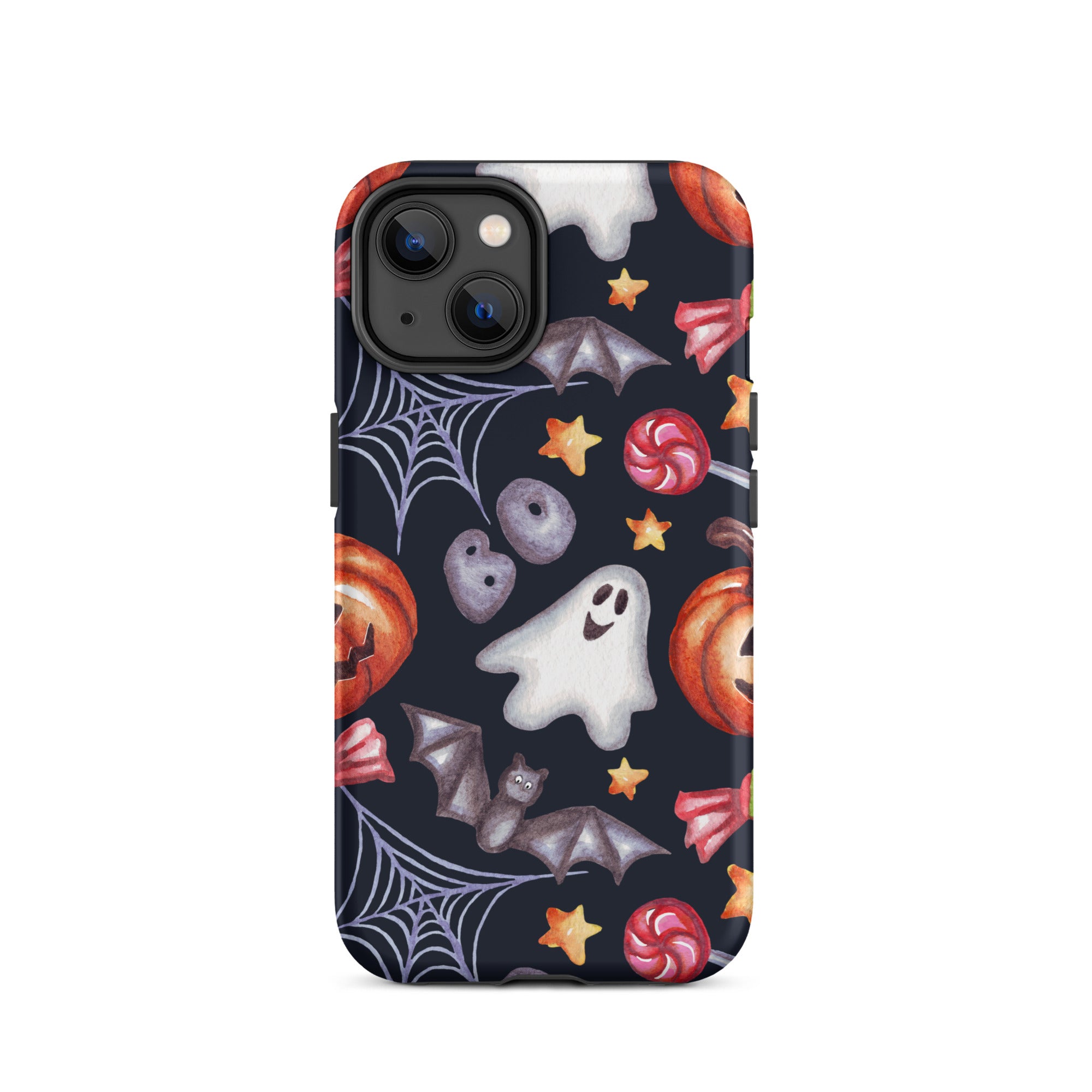 Premium Spooky Charm iPhone Case - Cute & Durable Protective Cover for iPhone 13/14/15, Perfect for Halloween, Parties & Everyday Use