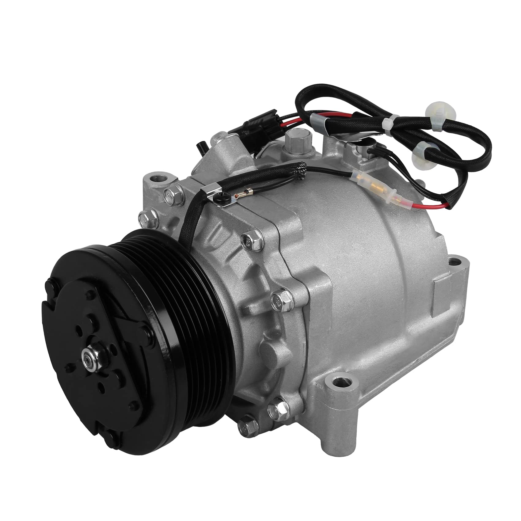 High Performance AC Compressor with Clutch for 2006-2011 Honda Civic 1.8L | 3-Pin Plug Replacement | Perfect for Summer Cooling & Auto AC Repair