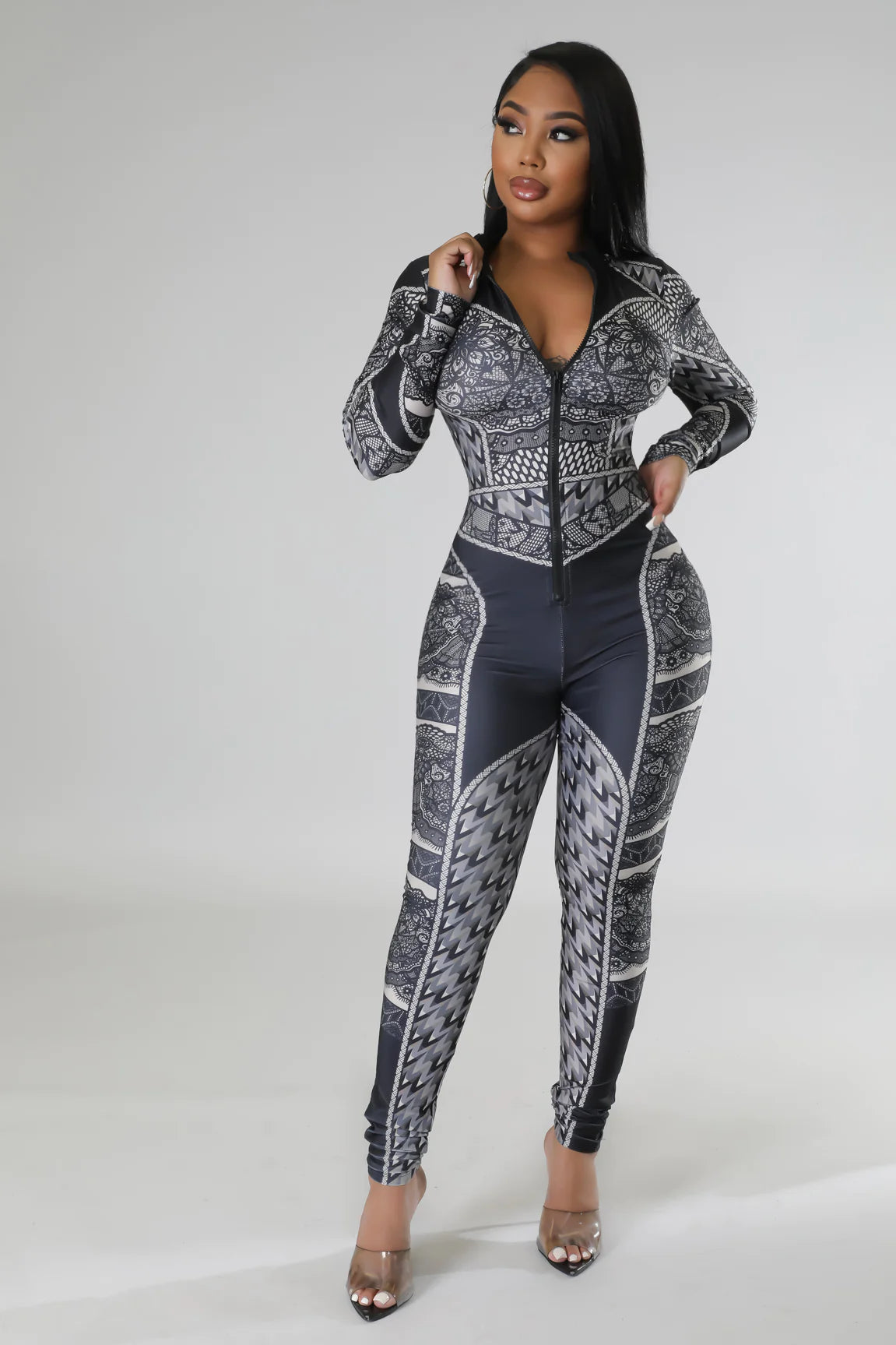 Vegas Nights Jumpsuit for Women - Sexy One Piece Romper with Pockets | Perfect for Night Out, Party, Club & Casino Outfits