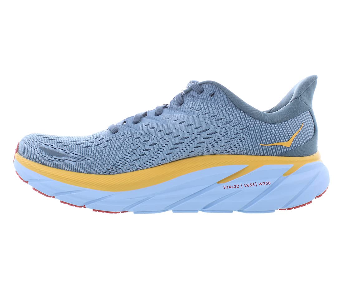 HOKA ONE ONE Clifton 8 Men's Running Shoes - Lightweight Cushioned for Road Running & Marathon Training
