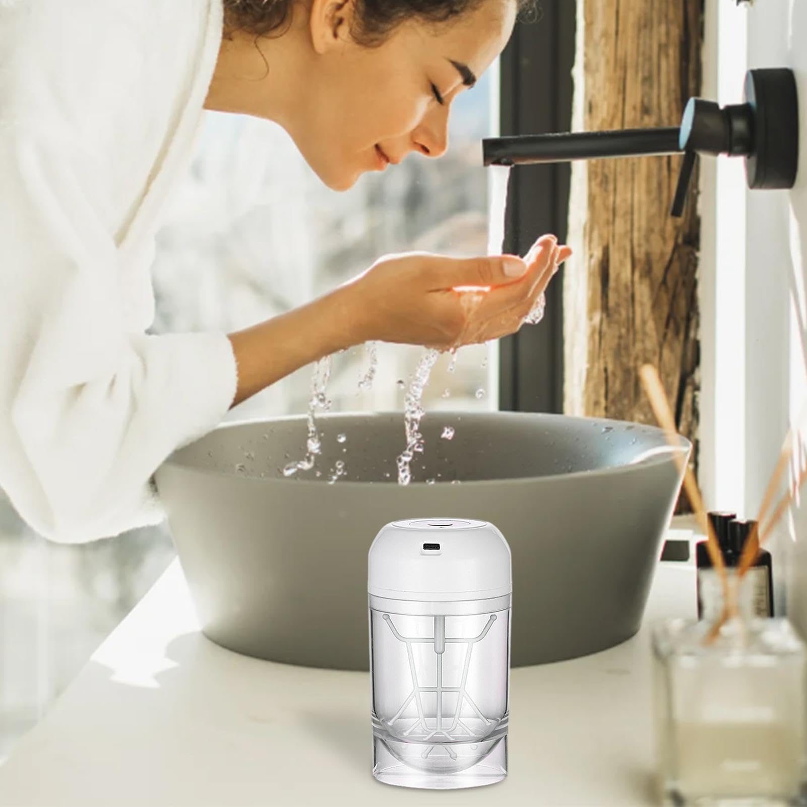 Electric Facial Foam Cleanser & Marshmallow Whip Maker - Bubble Foam Machine for Deep Skin Cleansing | Perfect for Spa, Skincare Routine & DIY Beauty Treatments at Home