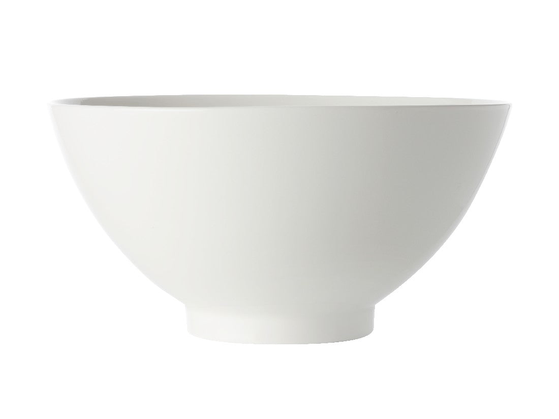 Maxwell & Williams White Basics 20cm Noodle Bowl - Perfect for Ramen, Pho & Asian Soups - Durable Porcelain Dish for Home & Restaurant Use