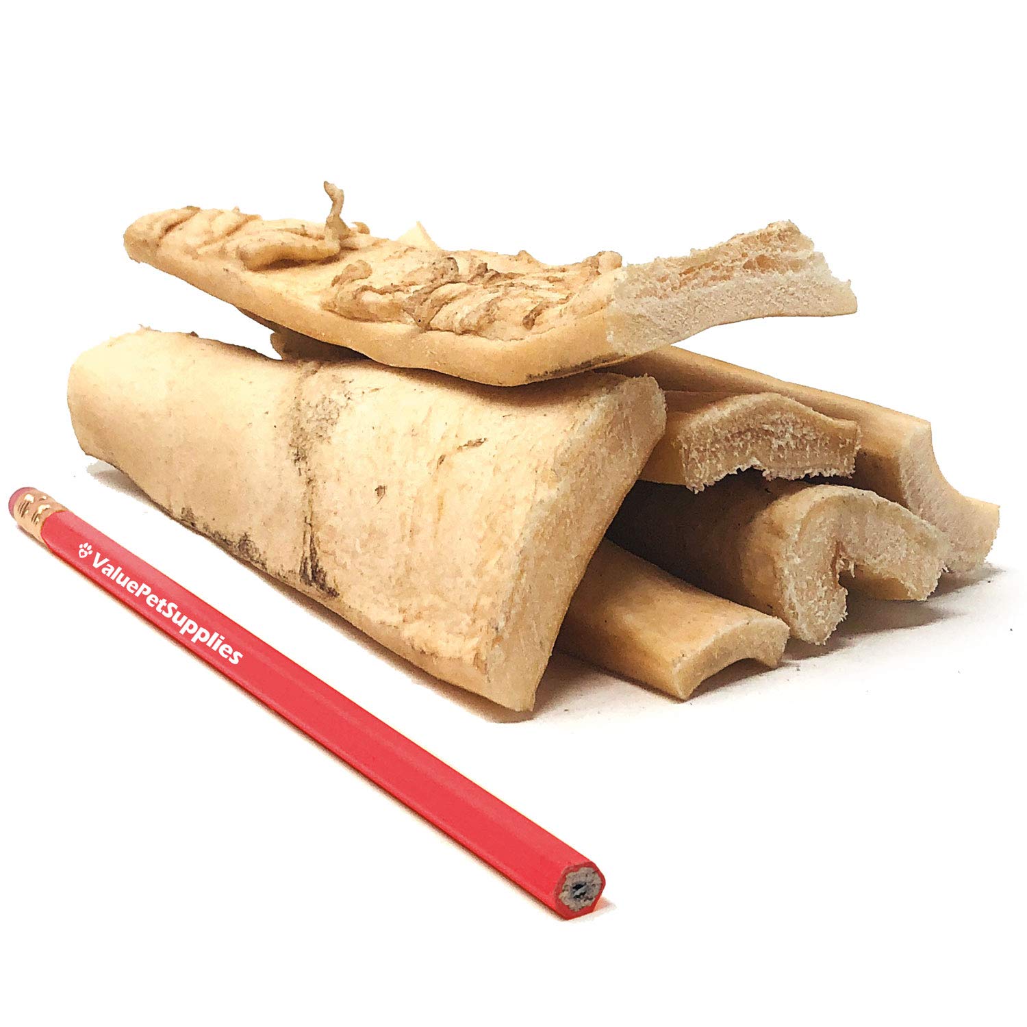 ValueBull Beef Cheek Slices for Dogs - 240 Count Bulk Pack | Long-Lasting Natural Dog Chews, 4-6 Inch Thick | Collagen-Rich Rawhide Alternative, Single-Ingredient Treat | Perfect for Aggressive Chewers & Dental Health