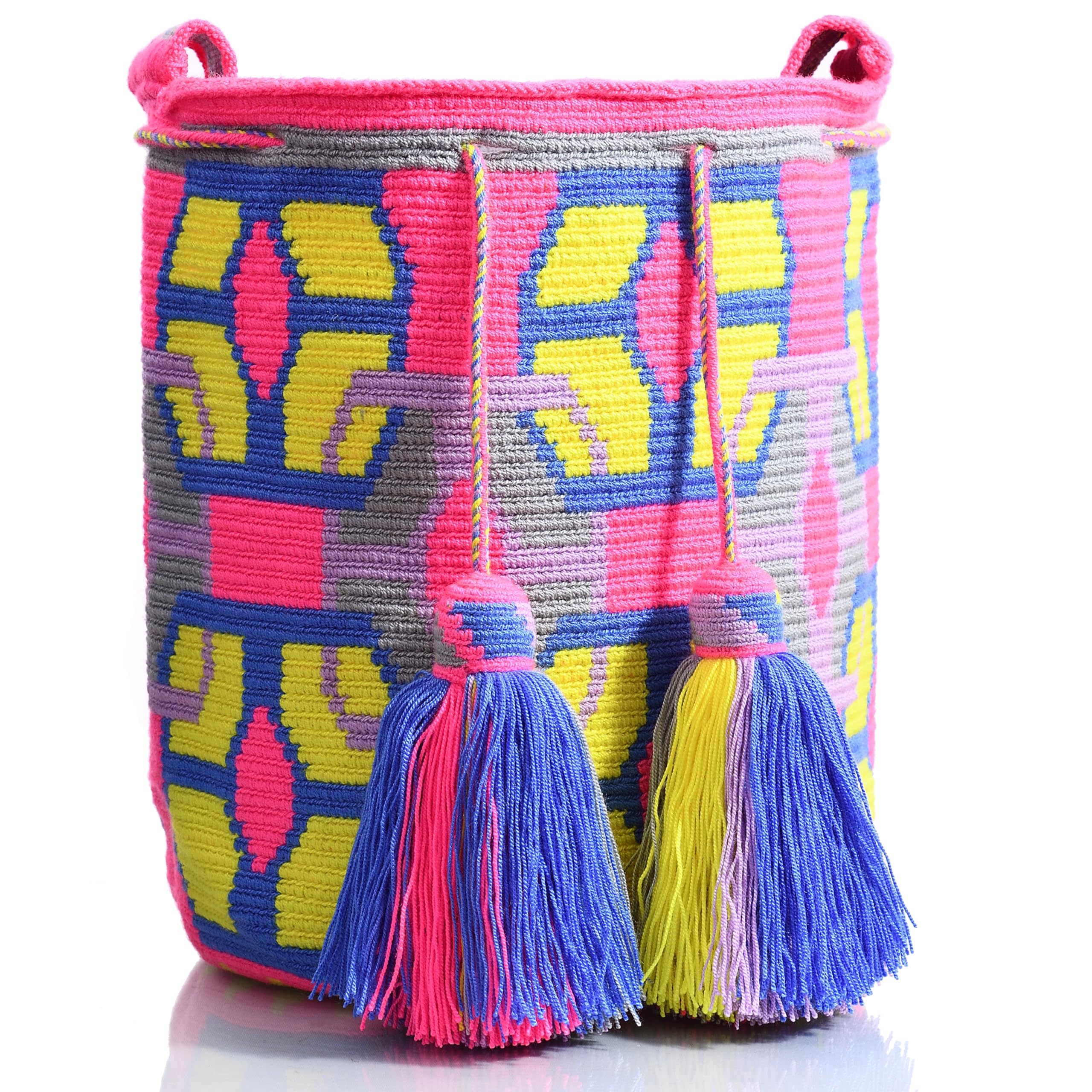 Stylish WYOU Designer Collection Hobo Bag - Handmade Wayuu Crochet Large Tote for Women | Perfect for Beach, Travel & Everyday Use
