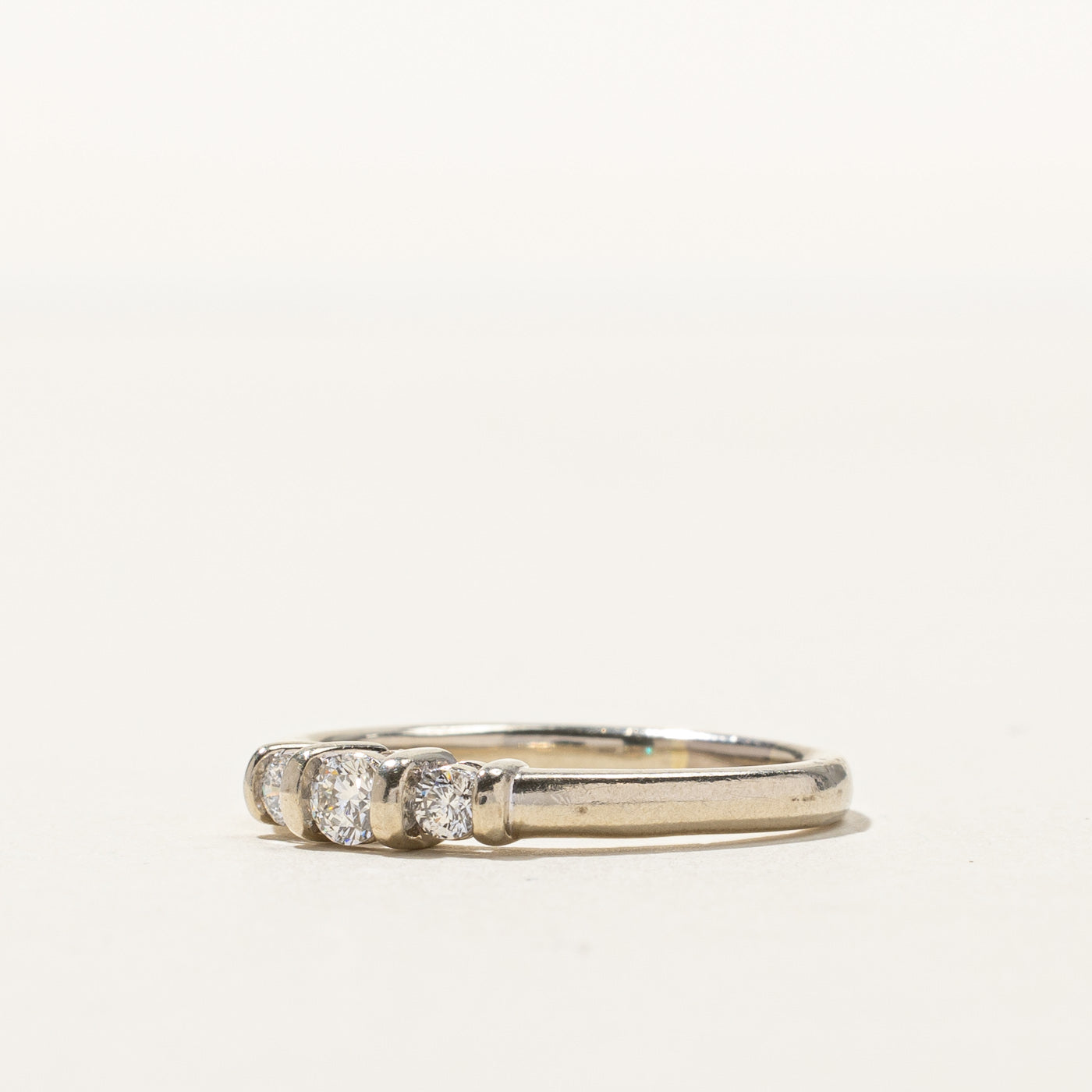 0.23ctw Three Stone Diamond Ring for Women - Size 7.5 | Elegant Engagement, Wedding, Anniversary Gift | Perfect for Proposals, Bridal Jewelry & Special Occasions