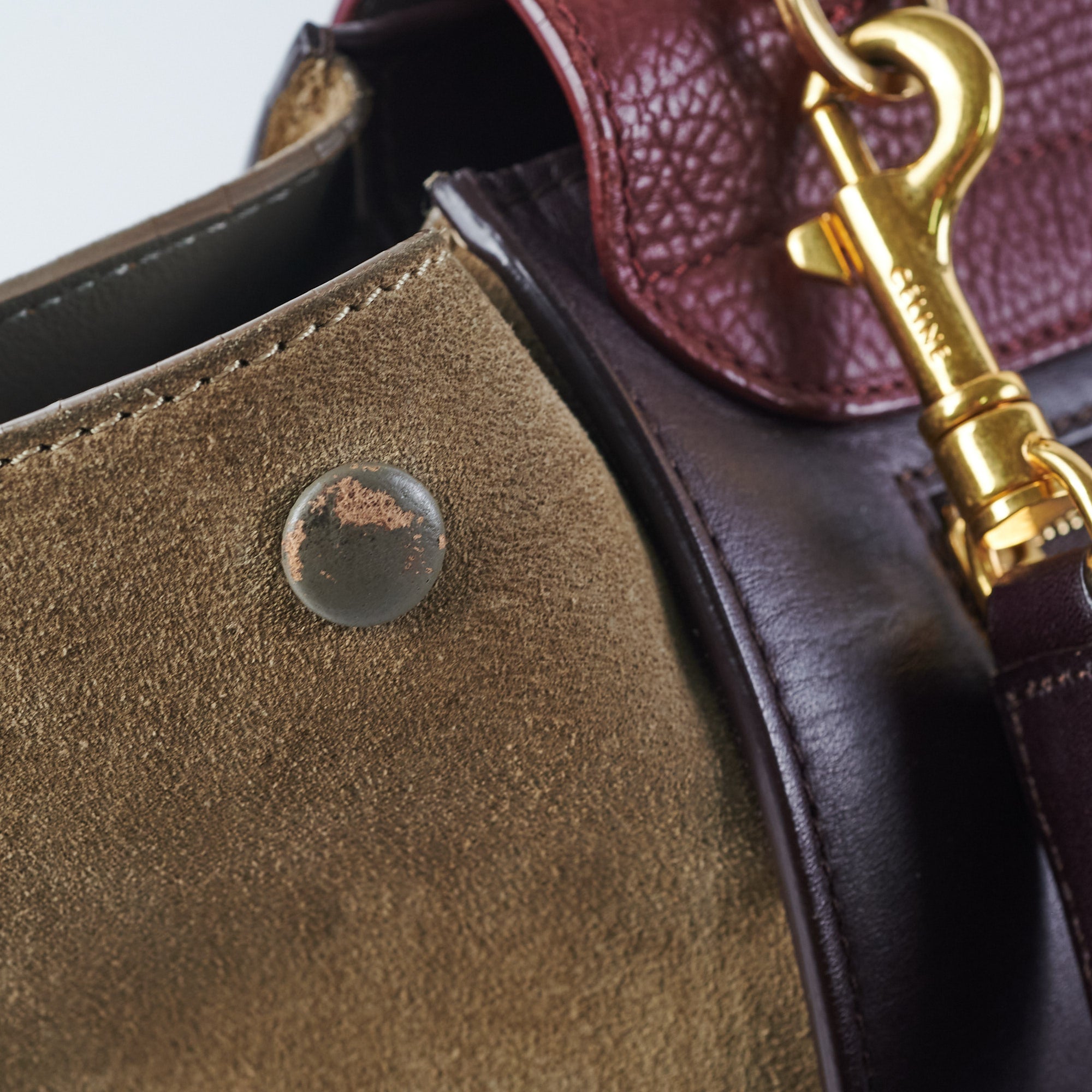 Celine Trapeze Medium Leather Handbag for Women - Luxury Designer Crossbody & Shoulder Bag for Work, Travel & Everyday Use