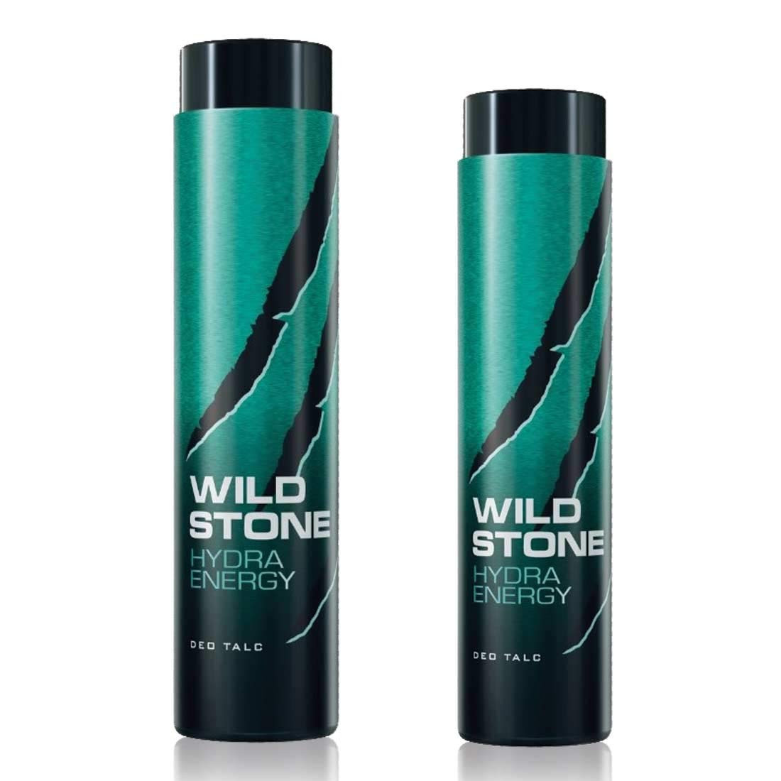 Wild Stone Hydra Energy Deodorant for Men - 100g & 300g Pack - Long Lasting Freshness for Gym, Work & Outdoor Activities