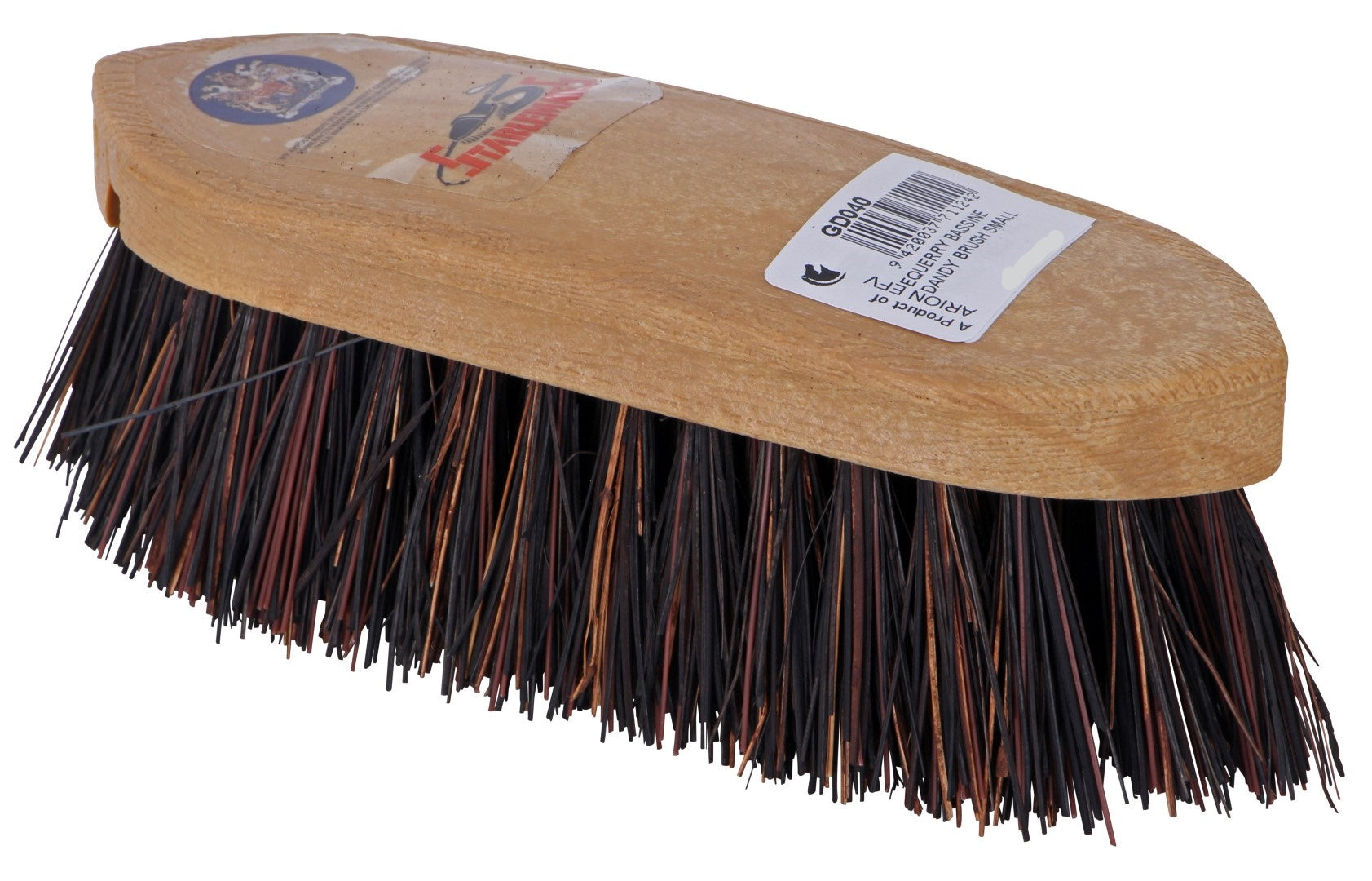 Equerry Bassine Dandy Brush Large - Professional Horse Grooming Brush for Show Horses & Daily Care - Perfect for Mane, Tail & Coat Cleaning