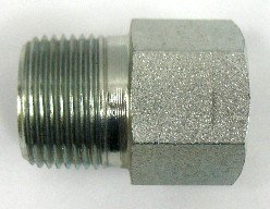 AF C3209-08-06-1/2 Male Pipe to 3/8 Female Pipe Adapter (.840''-14 Threads x .675''-18 Threads) - Brass Pipe Fitting for Plumbing, Hydraulic Systems & Industrial Applications