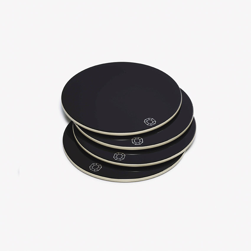Baccarat Octogone Lacquer Tray - Luxury Decorative Serving Tray for Home, Office & Gift Giving - Elegant Design for Cocktails, Jewelry & Display