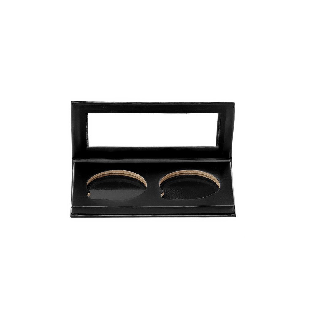 Double Shadow Compact Makeup Mirror - Portable & Lightweight for Travel, Home, and Office Use - Perfect for Makeup Application and Skincare Routine