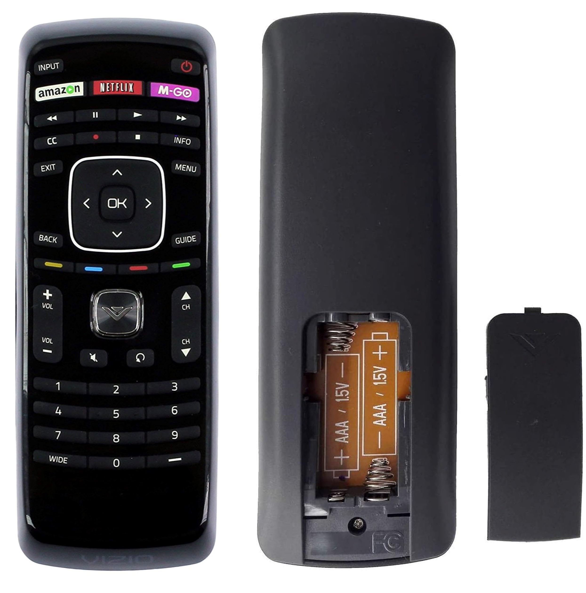 VIZIO XRT112 Universal Remote Control Replacement for VIZIO Smart TVs - Compatible with Multiple Models, Easy Setup & Use for Home Entertainment Systems