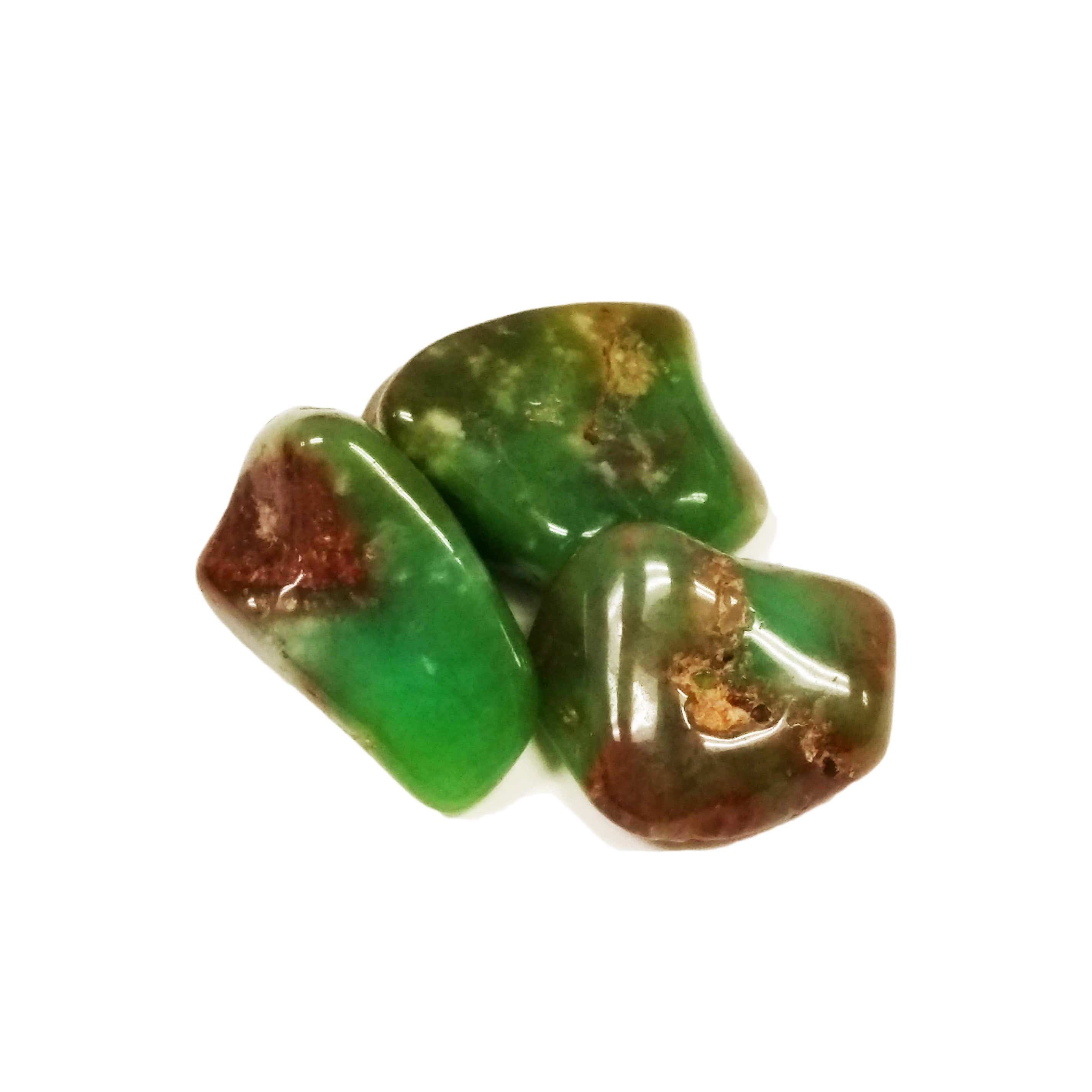 Natural Chrysoprase Tumbled Pocket Stone - Healing Crystal for Stress Relief, Meditation & Energy Balance | Perfect for Home Decor, Jewelry Making & Spiritual Gifts