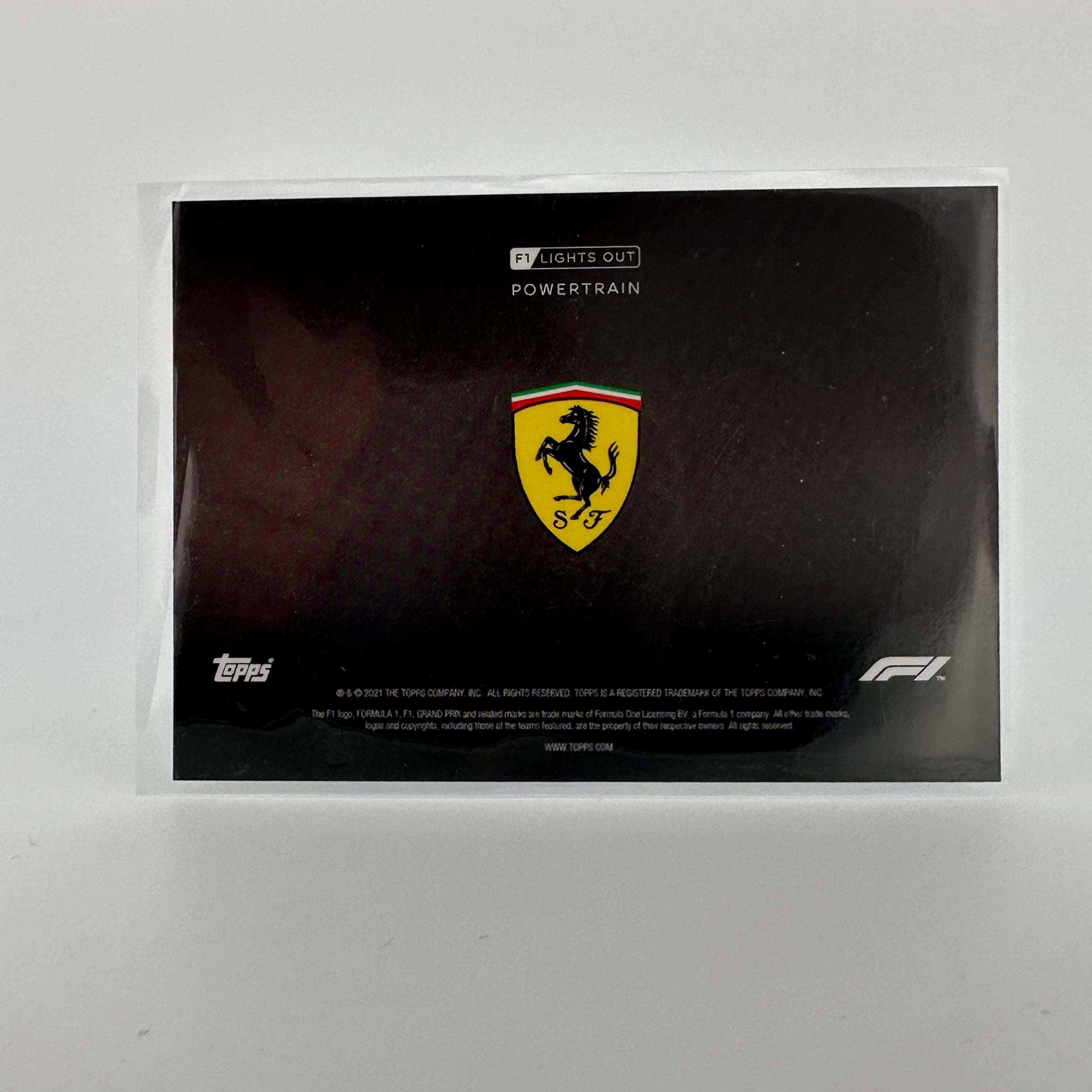 Scuderia Ferrari 93/99 Powertrain Blue Parallel - Limited Edition Collectible F1 Racing Memorabilia for Fans and Enthusiasts | Perfect for Display, Gifts, and Racing Decor