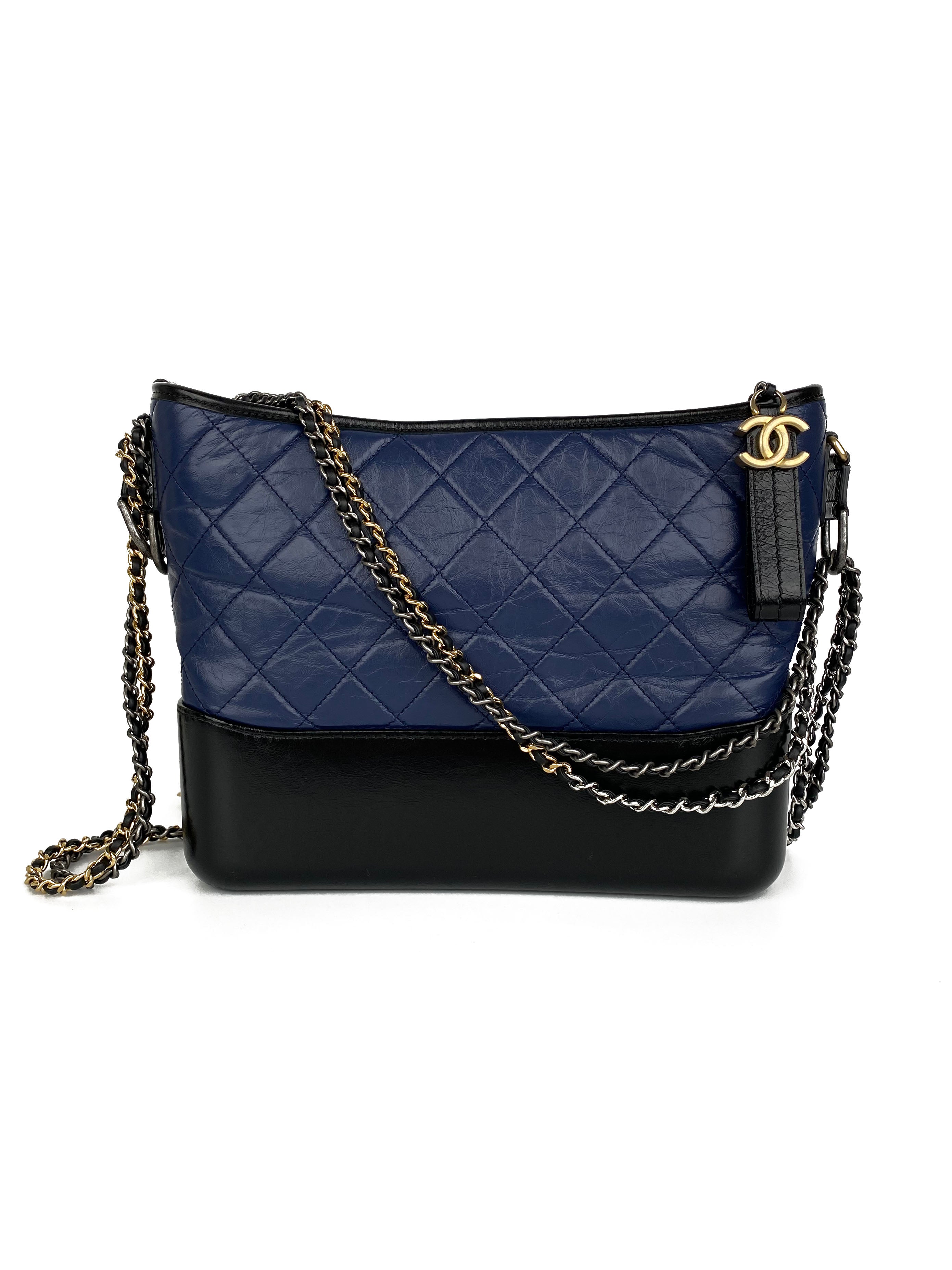 Chanel Large Navy Gabrielle Hobo Bag - Luxury Designer Handbag for Women | Perfect for Work, Travel & Everyday Use