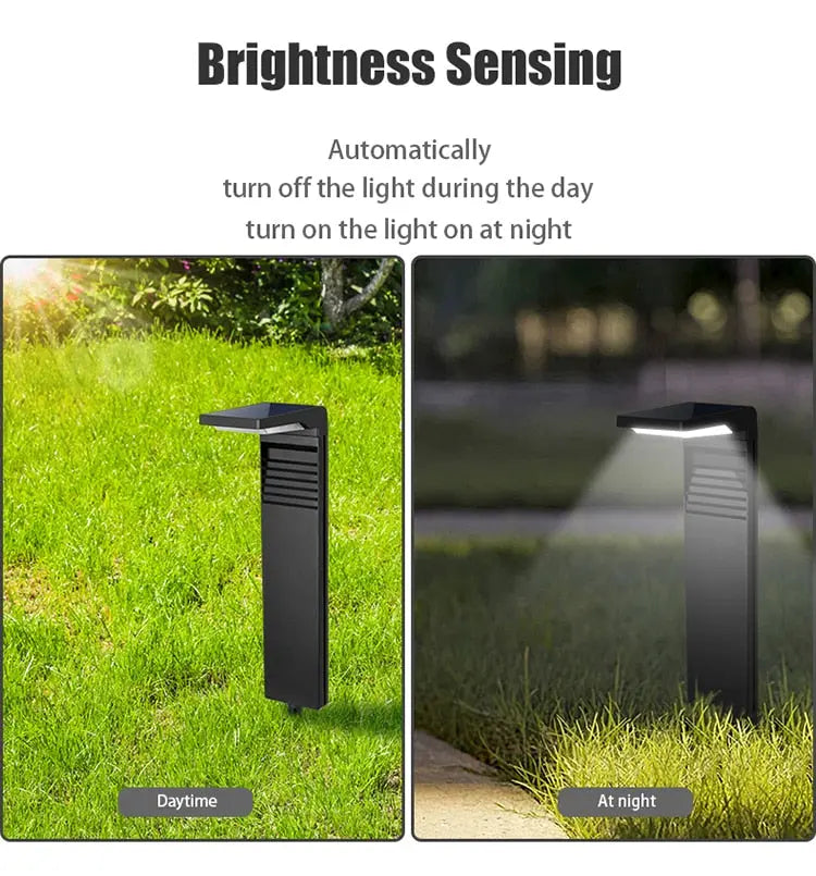 Tessa Bollard Solar Pathway Lights - Waterproof Outdoor Garden Lights for Walkway, Driveway, Patio & Yard Decor - Energy-Efficient LED Solar Powered Landscape Lighting for Home & Garden