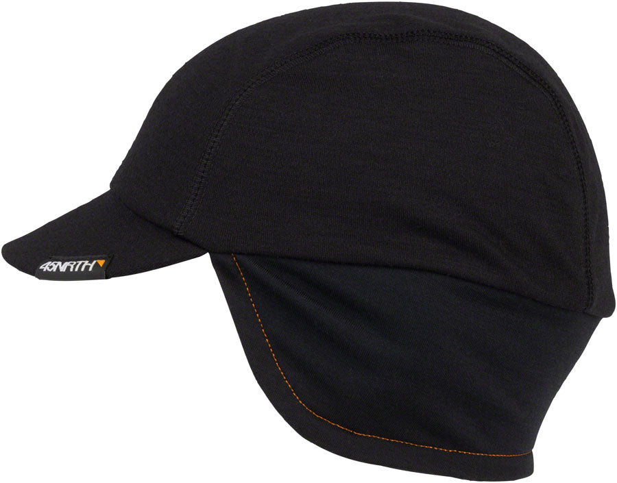 45NRTH 2023 Greazy Cycling Cap - Black, Large/X-Large - Waterproof Bike Hat for Men & Women - Perfect for Road Cycling, Mountain Biking & Outdoor Sports