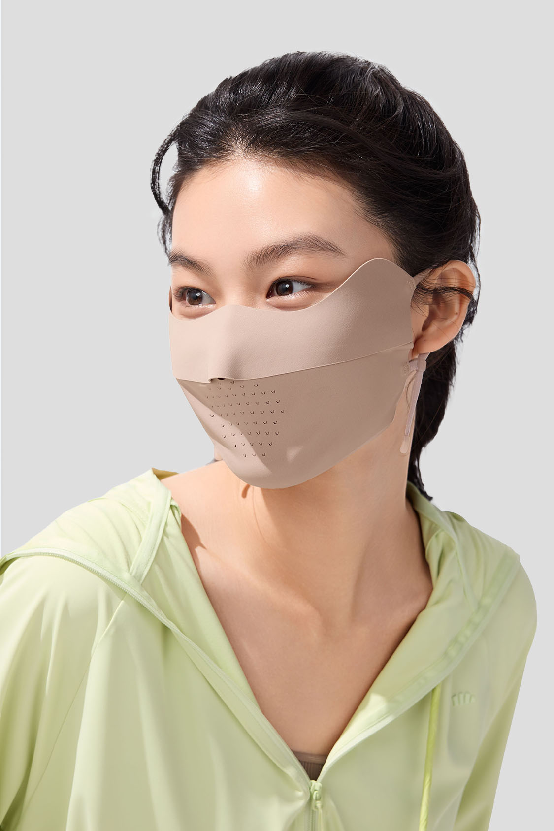 UPF50+ Lightweight Seamless Eye Shield Sun Mask for Outdoor Sports & Driving - AL203 Sun Protection for Running, Cycling, Hiking