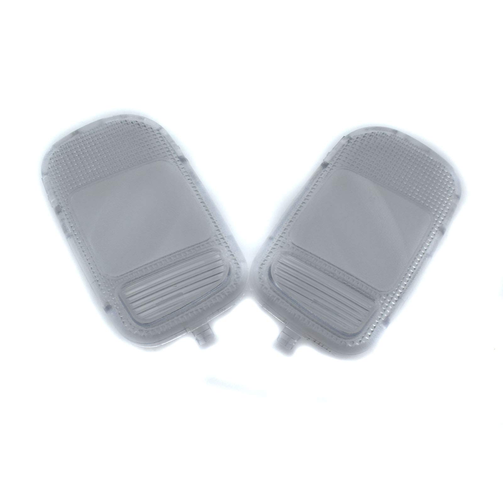 2002-2010 Dodge Ram Overhead Console Dome Map Reading Light Lamp Lens - LH & RH Pair (5183270AA, 5183271AA) - Replacement Interior Lighting for Dodge Ram Trucks - Perfect for Night Driving & Cab Illumination