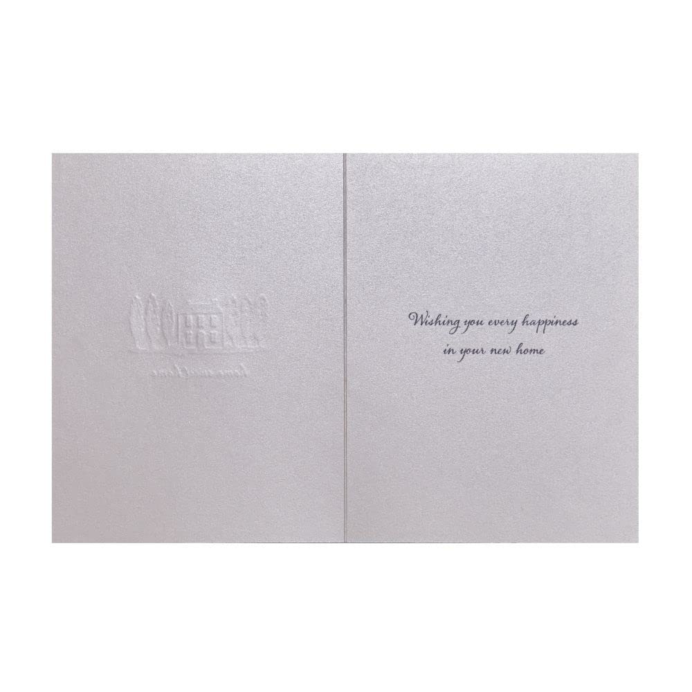Personalized Etched New Home Greeting Card - Housewarming Gift for Friends & Family - Perfect for Housewarming Parties & New Home Celebrations