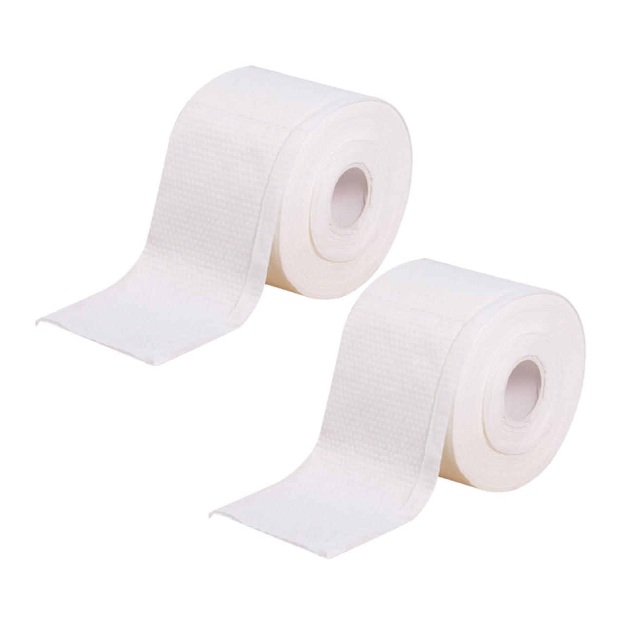 **Soft Cotton Facial Tissues - 2 Rolls of Gentle Makeup Remover Wipes | Reusable & Eco-Friendly Face Towels for Makeup Removal, Cleansing & Skincare | Perfect for Travel, Gym & Daily Beauty Routine**