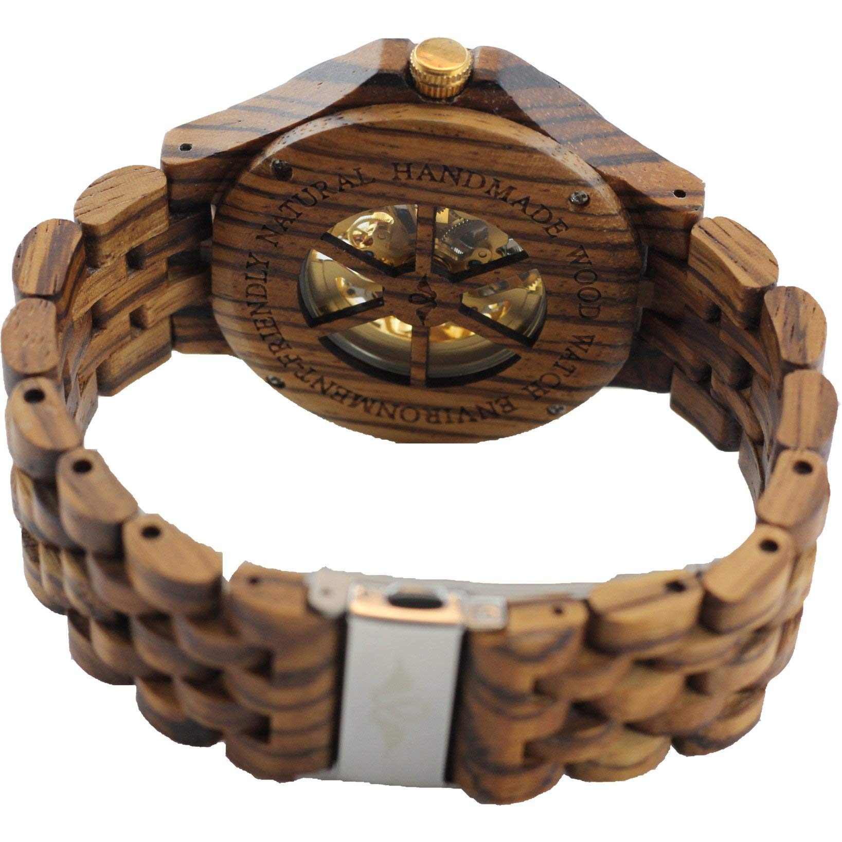 Premium Men's Wooden Watches - Handcrafted Natural Wood Timepieces for Men - Stylish & Eco-Friendly Wooden Wristwatches - Perfect for Casual Wear, Outdoor Adventures & Unique Gifts