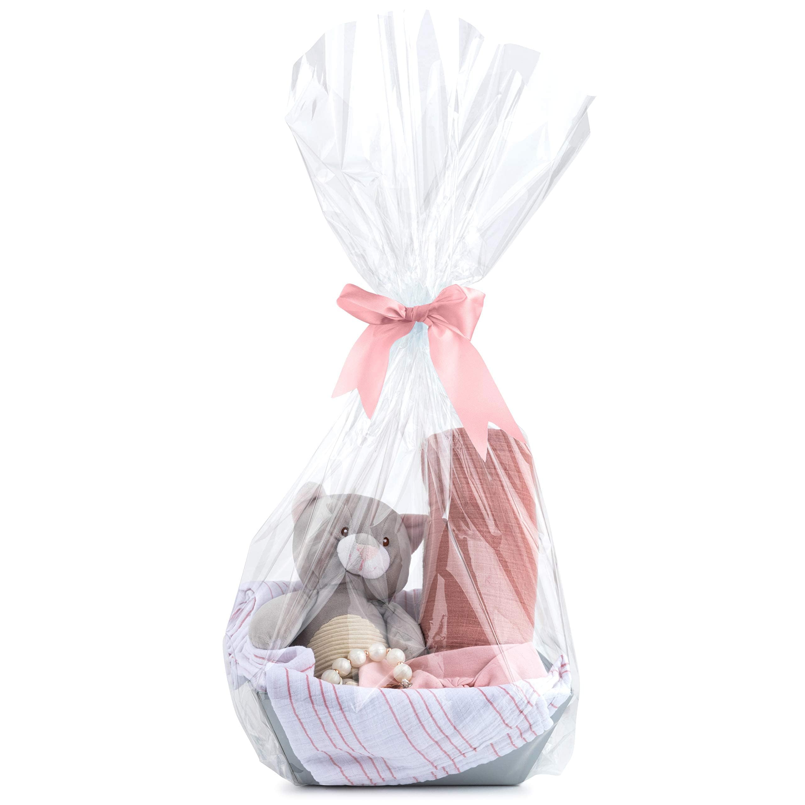 Purple Q Crafts Clear Cellophane Gift Bags 16