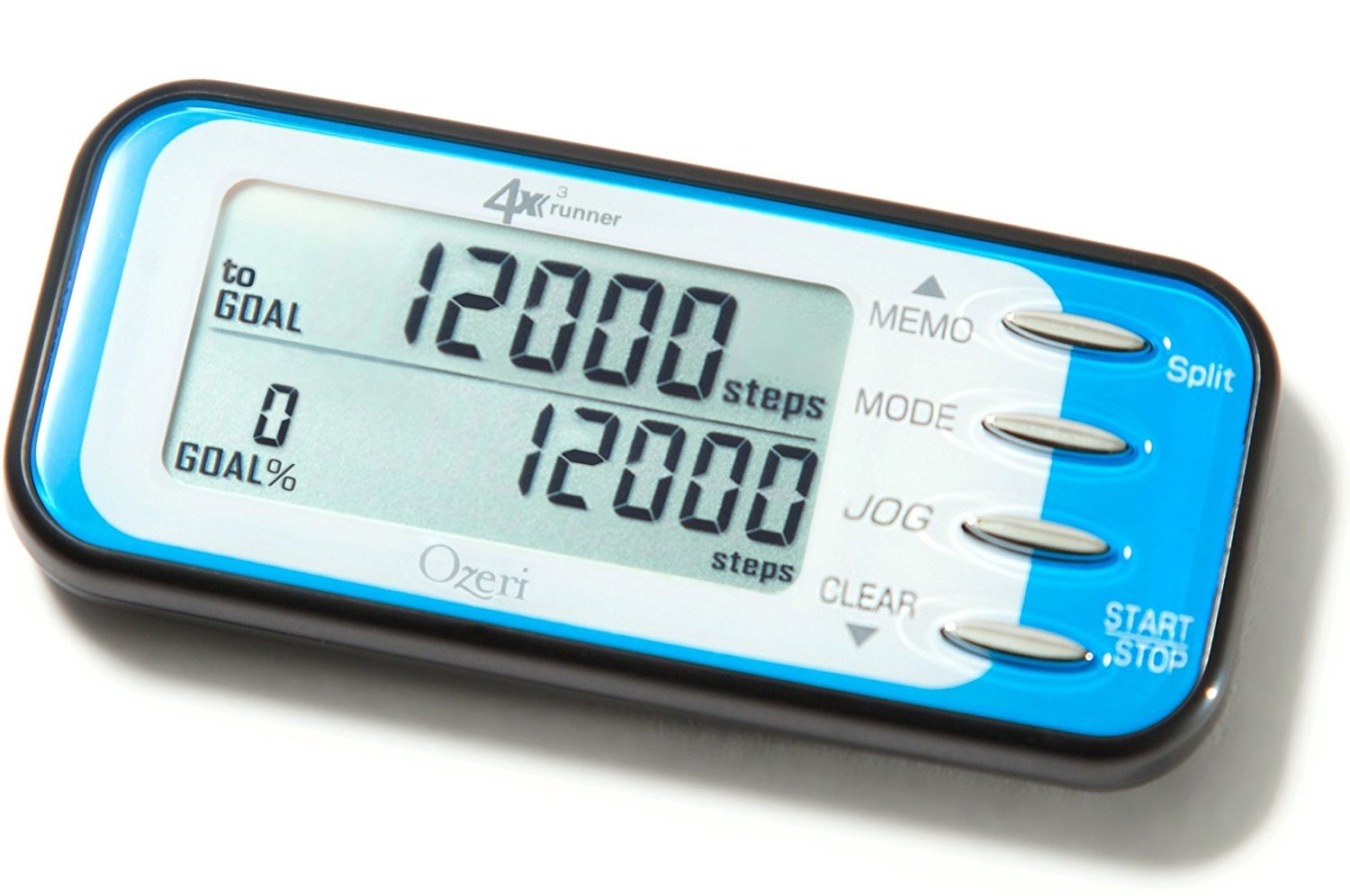 Ozeri 3D Pedometer - Dual Mode Activity Tracker for Walking & Running - Fitness & Sports