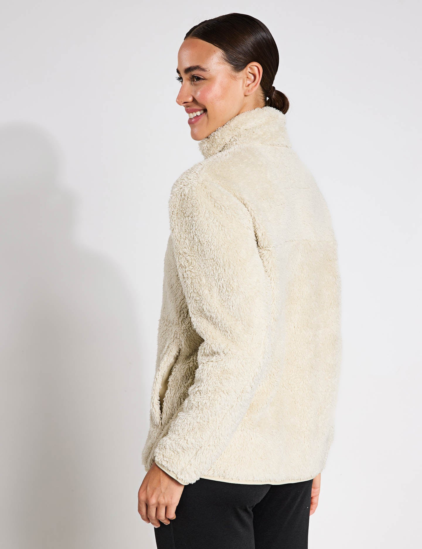 Men's Full Zip Sherpa Lined Fleece Jacket - Soft Warm Winter Coat for Outdoor Activities - Sandstone Color