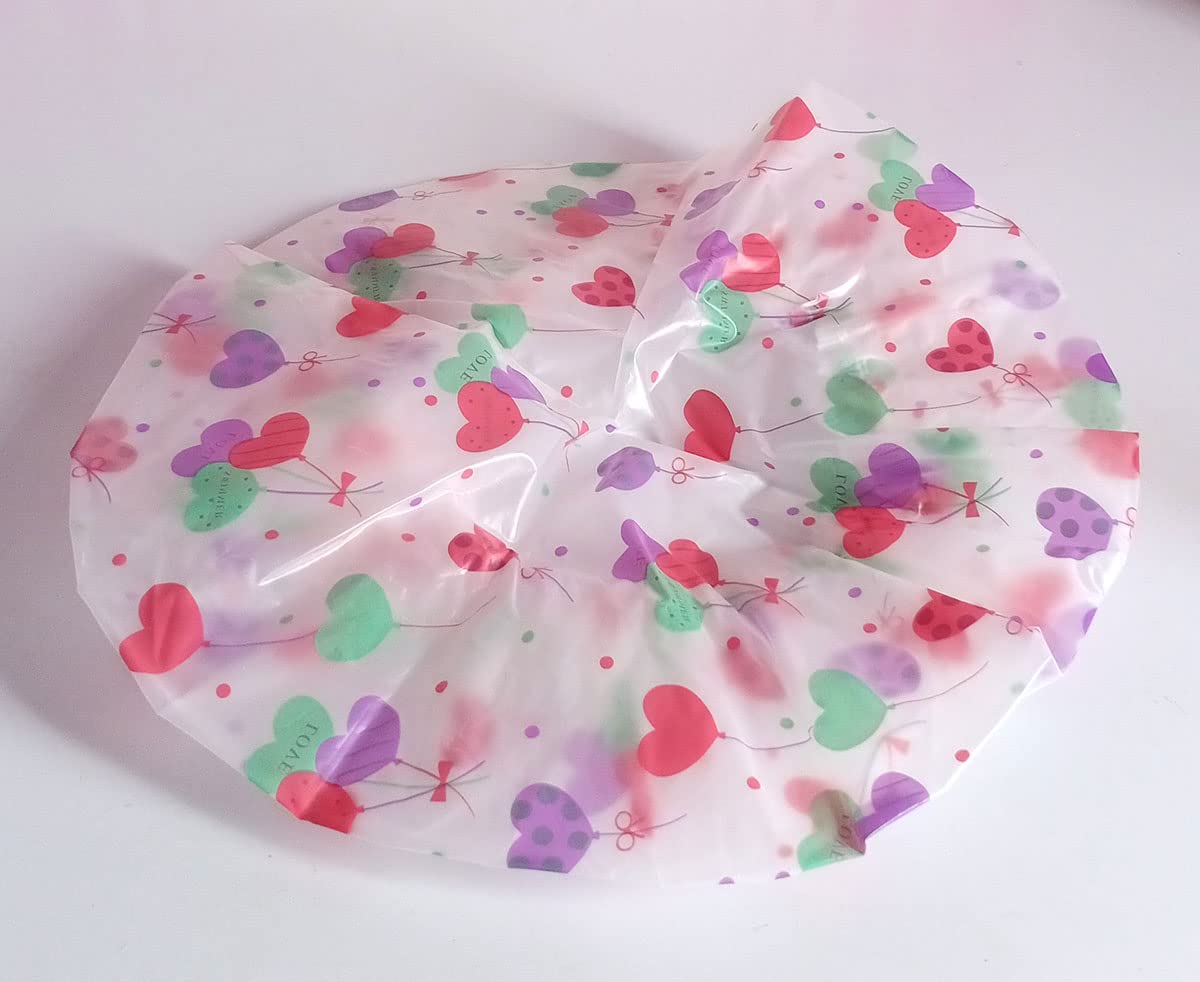 Waterproof Reusable Shower Cap for Women & Men - Soft Elastic Hair Protection for Bathing, Swimming, Spa - Perfect for Daily Use, Travel & Salon Visits