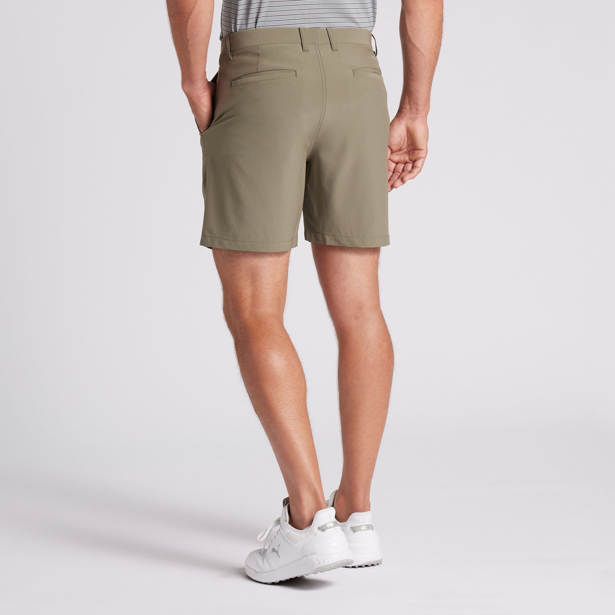 101 Solid 7 Golf Shorts for Men - Breathable Quick-Dry Stretch Golf Pants - Comfortable Athletic Shorts for Golfing, Running, and Casual Wear