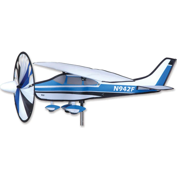 High-Quality Civilian Aircraft Wind Spinner - Durable Metal Garden Decor for Outdoor Patio, Yard & Lawn - Perfect for Aviation Enthusiasts & Home Decoration