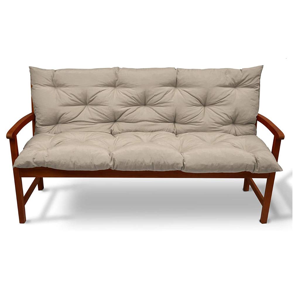 Thick Outdoor Patio Swing Bench Cushion - Large 150x100x10cm (59x39x4inch) Garden Sofa Pallet Cushion Replacement - Waterproof & Durable Chair Seating Pad for Indoor/Outdoor Furniture (Green) - Perfect for Porch, Deck, Backyard & Patio Relaxation