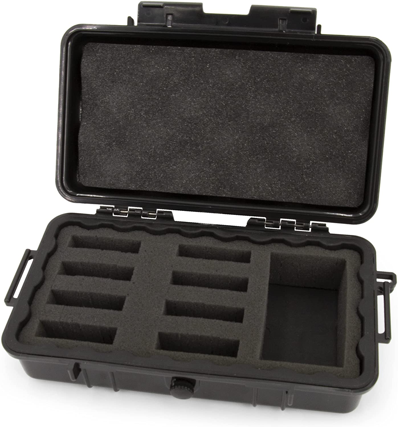 CASEMATIX Coin Holder Case - Fits 30+ Coin Capsules for Silver Dollar, American Silver Eagle & More (Up to 52mm) - Perfect for Coin Collectors & Numismatic Storage
