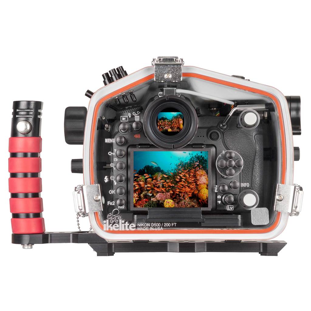 Ikelite Waterproof Underwater Housing Case for Nikon D500 DSLR Camera - 200FT/60M Depth Rating - Perfect for Scuba Diving, Snorkeling & Underwater Photography
