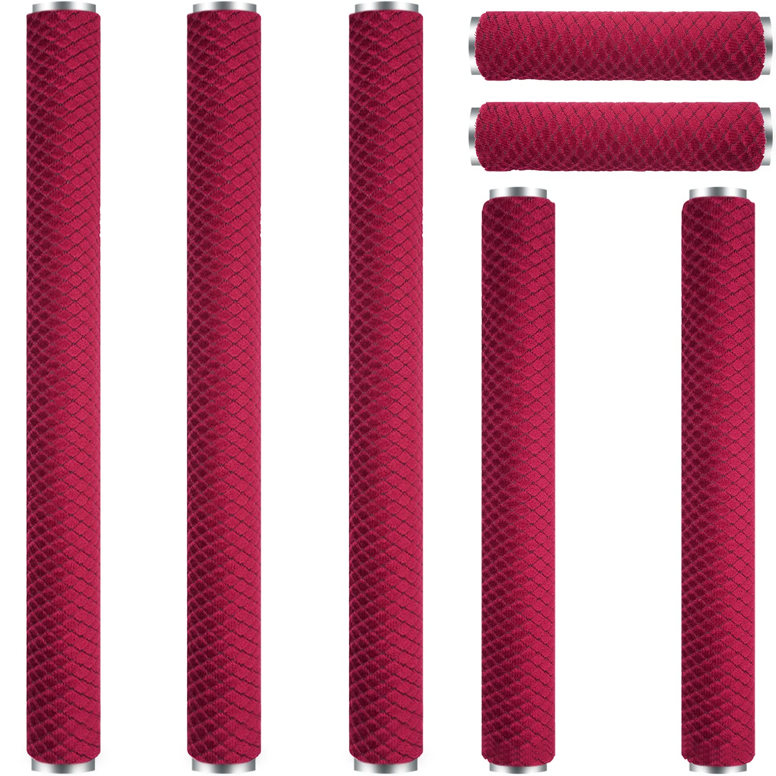 ZAWAGIIK 7-Piece Refrigerator Door Handle Covers - Washable Kitchen Appliance Protectors for Fridge, Oven, Microwave & Dishwasher - Anti-Skid, Fingerprint & Stain Resistant - Perfect for Modern Kitchens & Home Decor