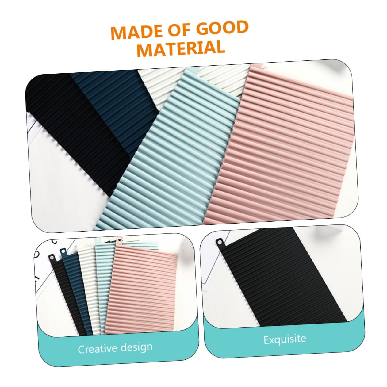 Foldable Silicone Washboard with Drainage Holes - Portable Laundry Board for Hand Washing Clothes, Socks & Delicates - Perfect for Travel, Camping & Small Spaces