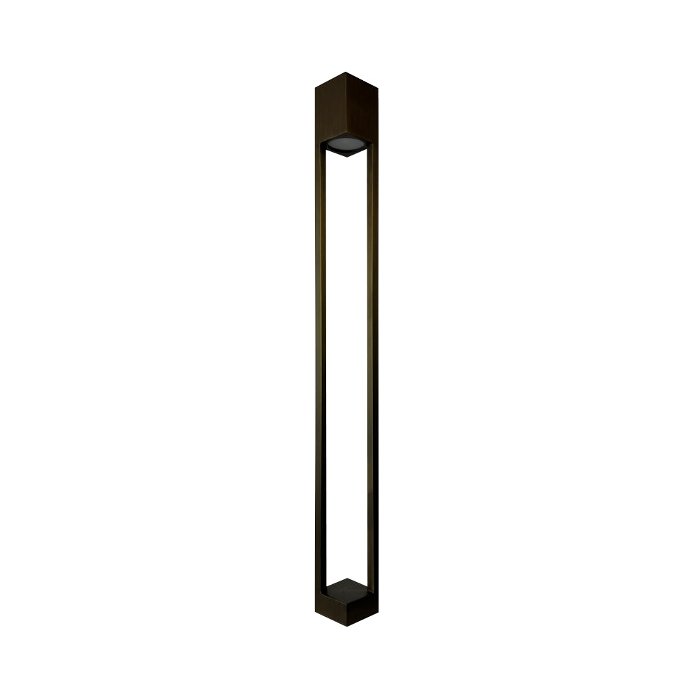 PLB23 Cast Brass LED Low Voltage Pathway Light - Outdoor Landscape Lighting Fixture for Garden, Walkway, and Driveway Illumination