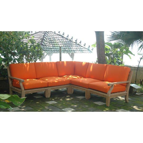 Riviera Luxe 5-Piece Modular Sectional Sofa Set - Modern Living Room Furniture for Home, Apartment & Office