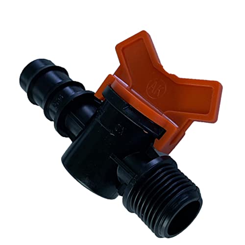 20mm IBC Hose Adapter Connector Valve - Heavy Duty Water Tank Fitting Parts for Industrial & Agricultural Use - Perfect for Liquid Transfer, Chemical Handling, and Irrigation Systems