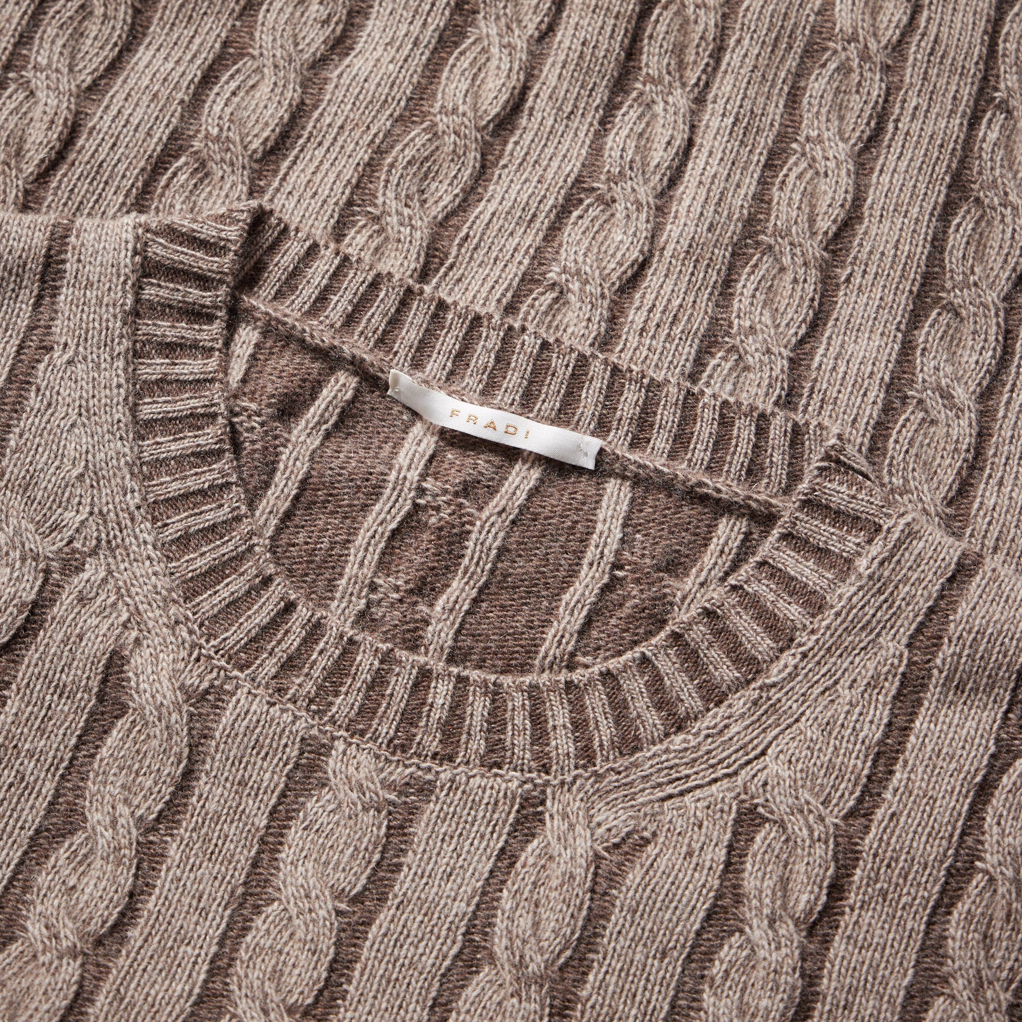 FRADI Men's Brown Sweater - Soft & Comfortable Knit Pullover for Casual Wear, Fall & Winter Fashion