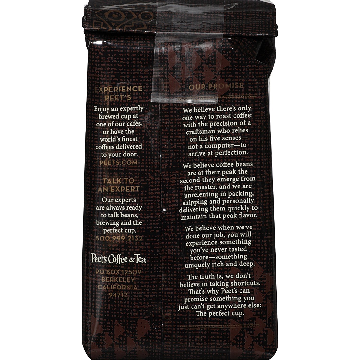 Peet's Coffee Decaf Major Dickason's Blend Dark Roast Ground Coffee, 12 oz - Premium Decaffeinated Coffee for Home, Office & Gifts | Rich Flavor & Aroma