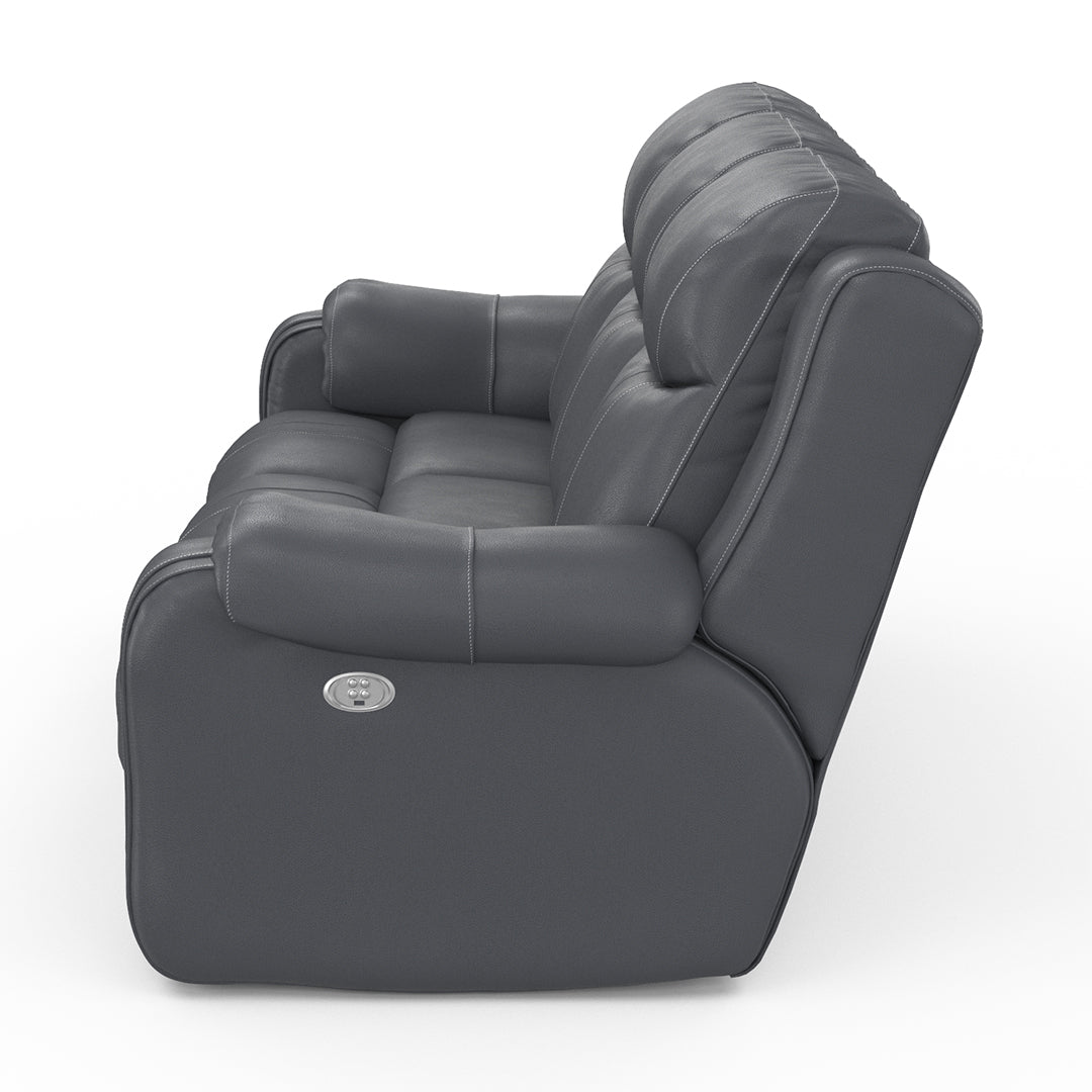 Marvel Power Recliner Sofa with Adjustable Headrest - Comfortable Living Room Furniture for Home Theater & Relaxation