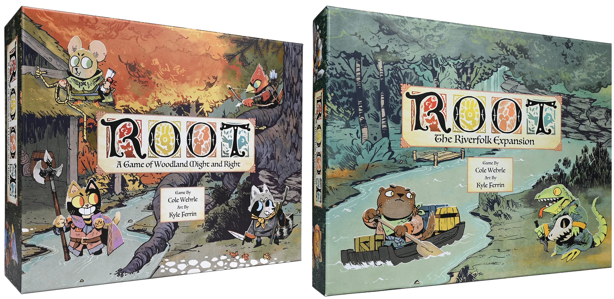 Root: Core Board Game and Riverfolk Expansion Bundle - Strategic Adventure for Family Game Nights & Competitive Play