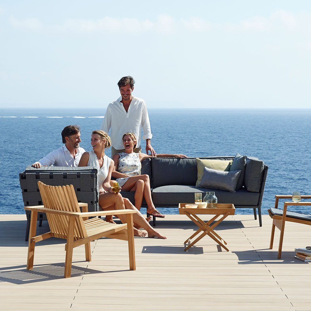 Conic Outdoor Modular Sofa Set - Waterproof & Durable Patio Furniture for Backyard, Garden, Poolside - Perfect for Lounging & Entertaining Guests
